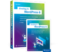 Abbildung von: Einstieg in WordPress 6 - Rheinwerk