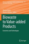 Cover: Biowaste to Value-added Products - Springer