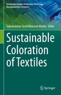 Cover: Sustainable Coloration of Textiles - Springer