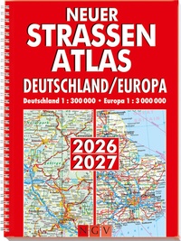 Abbildung von: Neuer Straßenatlas Deutschland/Europa 2026/2027 - Naumann & Göbel