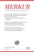 Cover: MERKUR 4/2025, Jg.79 - Klett-Cotta