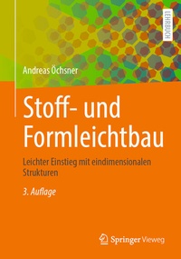 Abbildung von: Stoff- und Formleichtbau - Springer Vieweg