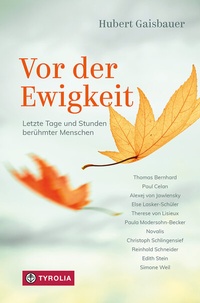 Abbildung von: Vor der Ewigkeit - Tyrolia