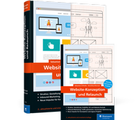 Enlarge image Cover: Website-Konzeption und Relaunch - Rheinwerk