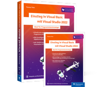 Abbildung von: Einstieg in Visual Basic mit Visual Studio 2022 - Rheinwerk