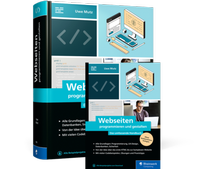 Abbildung von: Webseiten programmieren und gestalten - Rheinwerk