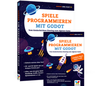 Enlarge image Cover: Spiele programmieren mit Godot - Rheinwerk