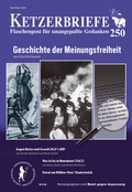 Cover: Geschichte der Meinungsfreiheit - AHRIMAN-Verlag