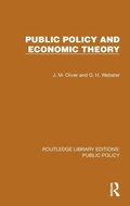 Cover: Public Policy and Economic Theory - Routledge