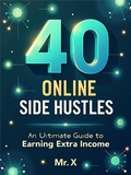 Cover: 40 Online Side Hustles: The Ultimate Guide to Earning Extra Income - Lulu.com