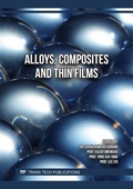 Cover: Alloys, Composites and Thin Films - Trans Tech Publications Ltd