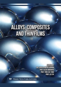 Abbildung von: Alloys, Composites and Thin Films - Trans Tech Publications Ltd