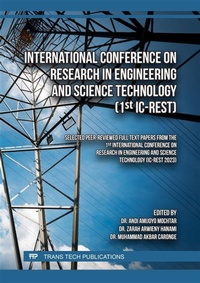 Abbildung von: International Conference on Research in Engineering and Science Technology (1st IC-REST) - Trans Tech Publications Ltd