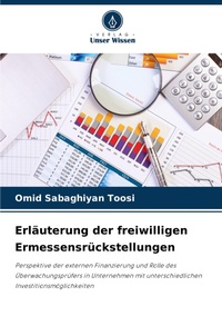 Abbildung von: Erlaeuterung der freiwilligen Ermessensrueckstellungen - Verlag Unser Wissen