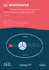 Abbildung von: Contract Lifecycle Management - How to select the right plattform? - Editions Weblaw
