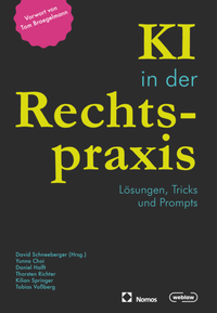 Enlarge image Cover: KI in der Rechtspraxis - Editions Weblaw