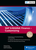 Abbildung von: SAP S/4HANA Finance - Customizing - SAP PRESS