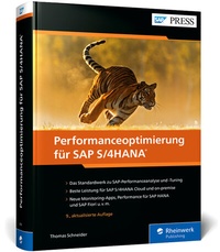 Abbildung von: Performanceoptimierung für SAP S/4HANA - SAP PRESS