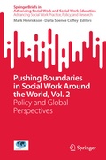 Cover: Pushing Boundaries in Social Work Around the World, Vol. 2 - Springer