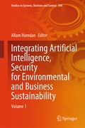Cover: Integrating Artificial Intelligence, Security for Environmental and Business Sustainability - Springer