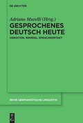 Cover: Gesprochenes Deutsch heute - De Gruyter