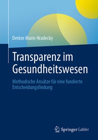 Abbildung von: Transparenz im Gesundheitswesen - Springer Gabler