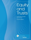 Cover: Equity and Trusts - Hall and Stott