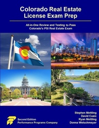Abbildung von: Colorado Real Estate License Exam Prep - Performance Programs Company LLC