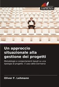 Cover: Un approccio situazionale alla gestione dei progetti - Edizioni Sapienza