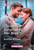 Cover: Christmas Surprise for Her Boss - Harlequin Romance Larger Print