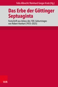 Cover: Das Erbe der G&ouml;ttinger Septuaginta - Vandenhoeck & Ruprecht