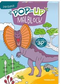 Abbildung von: Pop-up Malblock. Dinosaurier - Tessloff Verlag Ragnar Tessloff GmbH & Co. KG