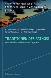 Abbildung von: Traditionen des Pathos? - Königshausen & Neumann
