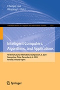 Cover: Intelligent Computers, Algorithms, and Applications - Springer Nature Switzerland AG