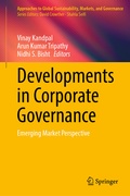 Cover: Developments in Corporate Governance - Springer