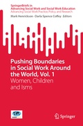 Cover: Pushing Boundaries in Social Work Around the World, Vol. 1 - Springer