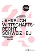 Bild: Jahrbuch Wirtschaftsrecht Schweiz - EU - buch & netz