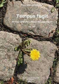 Abbildung von: Tempus fugit für Sopransaxofon, Altsaxofon und Klavier - Musikverlag Deimling
