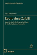 Cover: Recht ohne Zufall? - Nomos