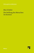 Cover: Die Stellung des Menschen im Kosmos - Meiner