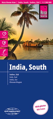 Abbildung von: Reise Know-How Landkarte Indien, Süd / India, South (1:1.200.000) - Reise Know-How Verlag Peter Rump GmbH