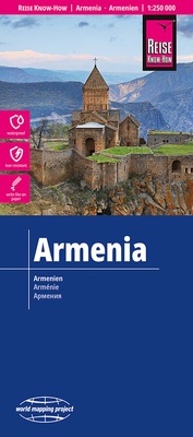 Abbildung von: Reise Know-How Landkarte Armenien / Armenia (1:250.000) - Reise Know-How Verlag Peter Rump GmbH