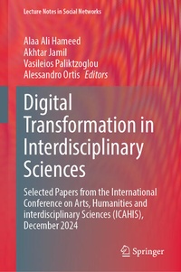 Enlarge image Cover: Digital Transformation in Interdisciplinary Sciences - Springer