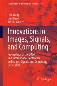 Enlarge image Cover: Innovations in Images, Signals, and Computing - Springer
