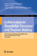 Cover: Collaboration in Knowledge Discovery and Decision Making - Springer