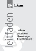 Cover: Einkauf von &Uuml;bersetzungsdienstleistungen - tcworld