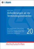 Cover: Anforderungen an die Terminologieextraktion - tcworld