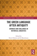 Cover: The Greek Language after Antiquity - Routledge