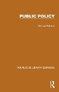 Cover: Routledge Library Editions: Public Policy - Routledge