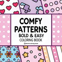Enlarge image Cover: Bold & Easy Comfy Patterns Coloring Book - Revive Classics